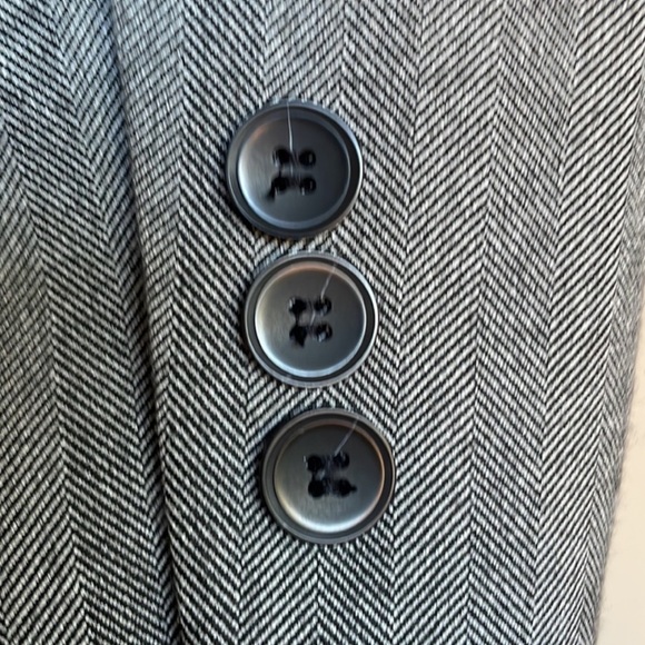 Antonio Melani Herringbone Striped Blazer Jacket - Picture 6 of 8